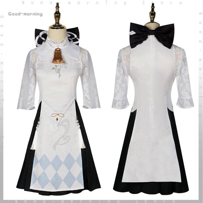 

qq38game Costume Full set Wig Heytea Branding Cosplay Ganyu All Saints' Day Party Role play