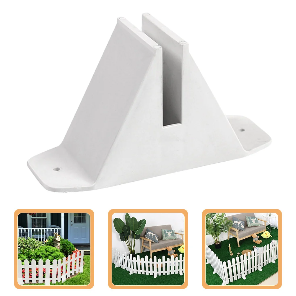 

6Pcs Room Divider Stands Heavy Duty Garden Fence Holder for Picket Fence Support Feet Christmas Tree Stand Outdoor Privacy