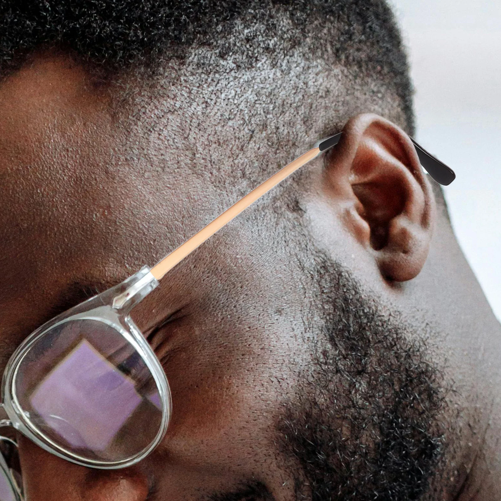 

2Pairs Eyeglasses Replacement Legs Practical Metal Arms Easy Install for Sunglasses Glasses Repair Parts Glasses Arm Replacement