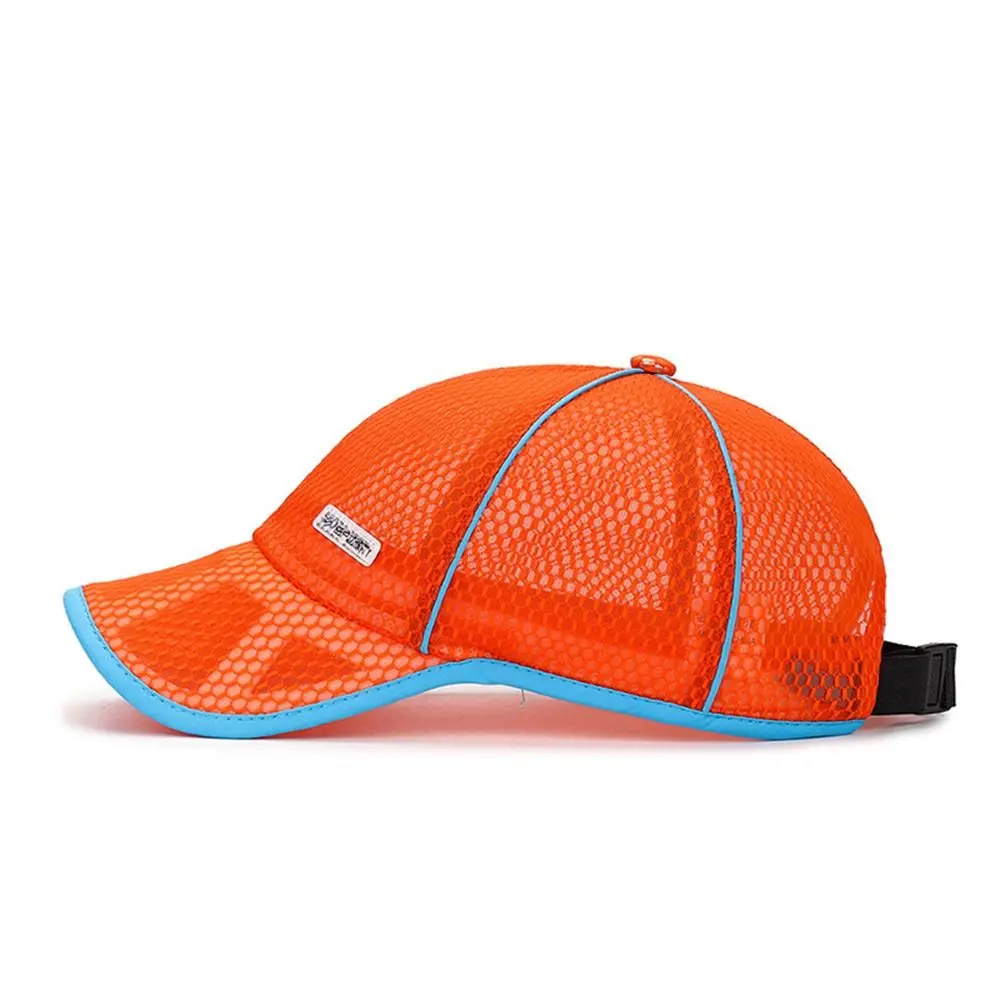 Sun Hats Adjustable Baseball Caps Breathable Translucent Snapback Hat Comfortable Quick-dry Mesh Caps Summer