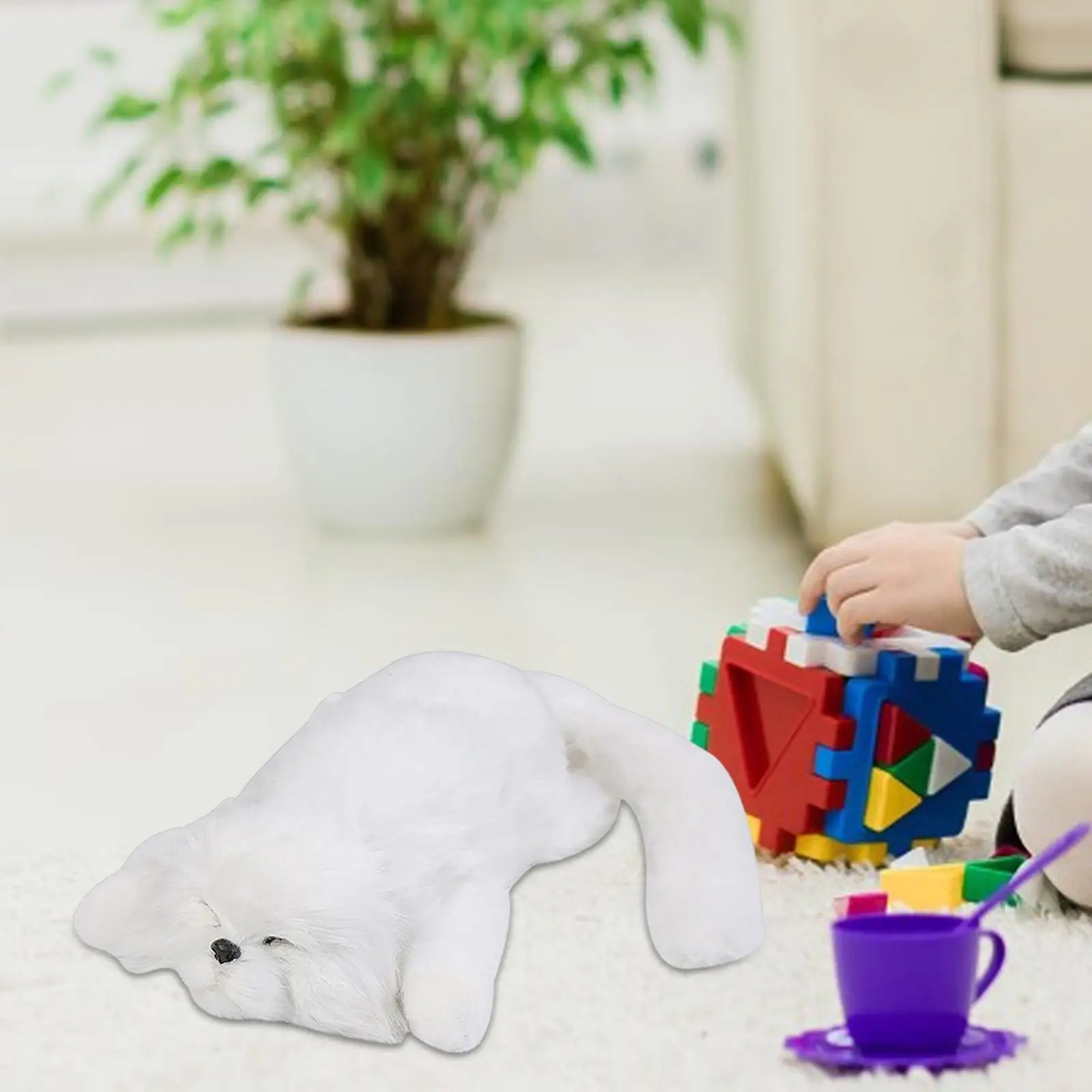 Juguete electrónico para perros, animal relleno para niños pequeños, juguete para antes de dormir, amigo