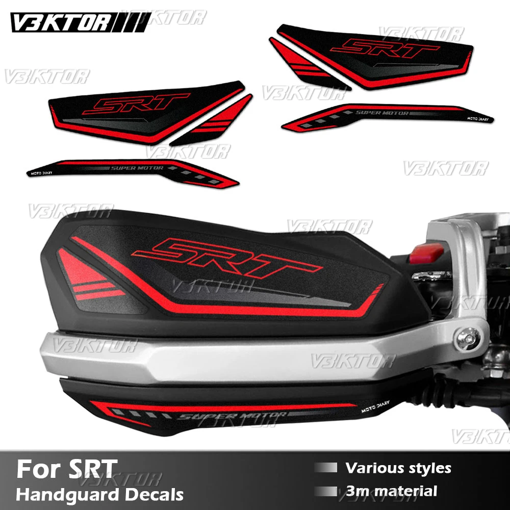 

For QJ Motor SRT 900 800 700 600 X SX Motorcycle Handguard Stickers Hand Guard Shield Protection Decals