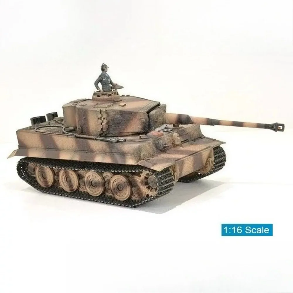 

1/16 WWII Tiger I Remote Control Metal Tank Camouflage Version Heavy Remote Control Tank RC Remote Control Toy Simulation Model