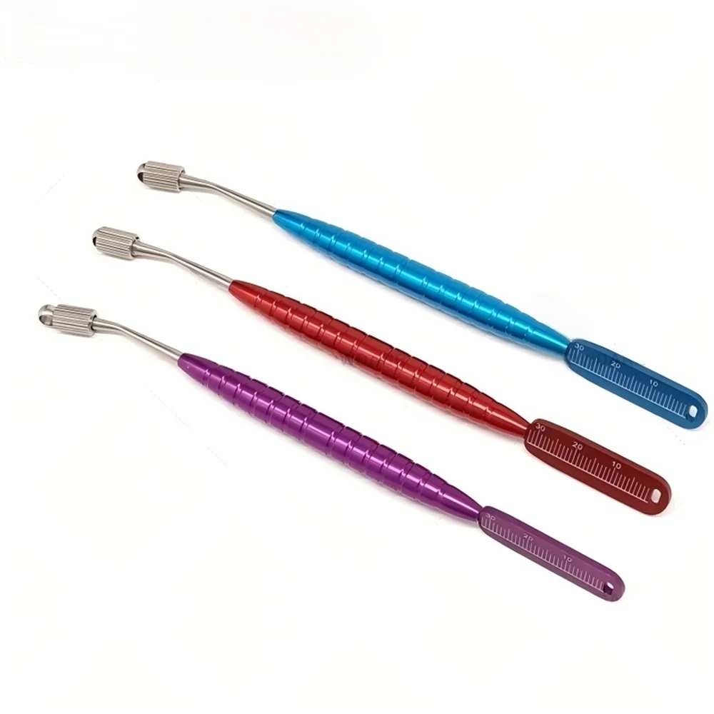 

Dental Instrument Hand Use Endodontic Files Holder Dentist Metal with measuring ruler Tool Use For Root Canal Treatment