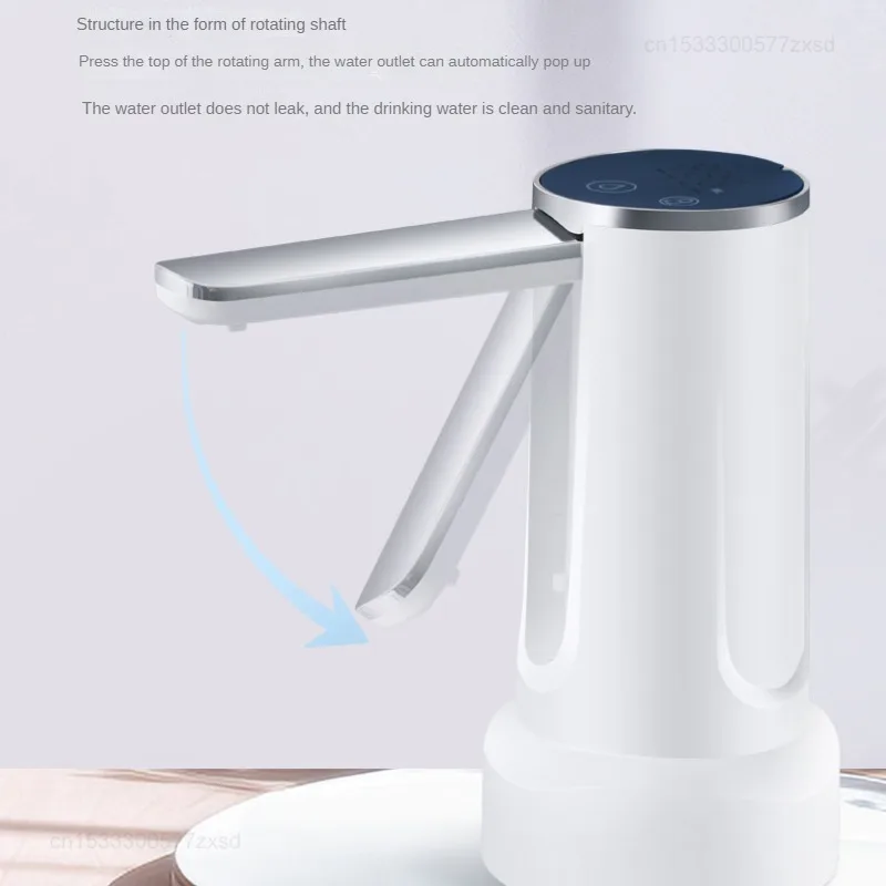 Electric Water Pump Bottled Water Universal Foldable Digital Display Long Endurance Rechargeable Mini Home Folding Pump