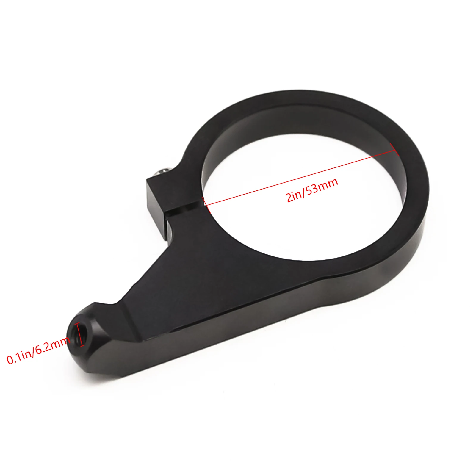 Steering Damper Mount for the Ducati Panigale 1299 / 1199 / 959 / 899 and V2 with 53mm diameter Ohlins or Showa Forks