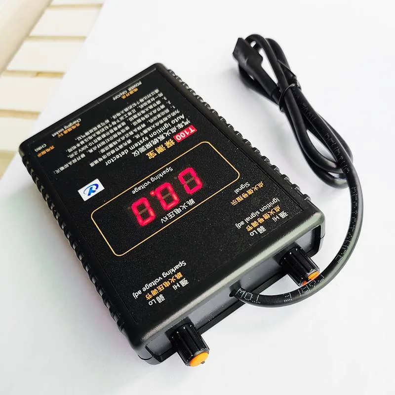 Original Upgrade T100 Auto Ignition System Detector Car Sparking Voltage Tester Portable 12V 24V COP Cylinder Ignition Detection