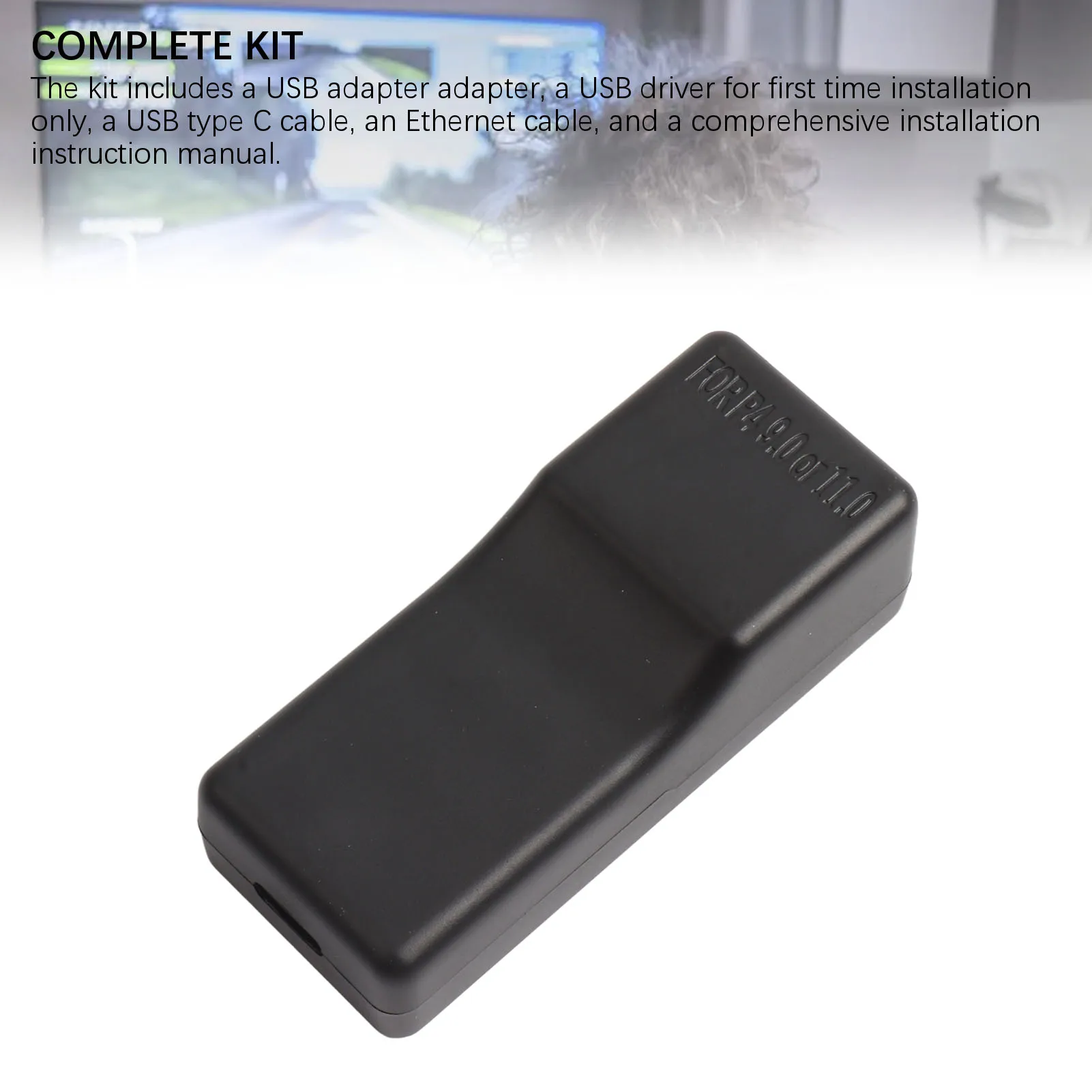 

USB WiFi Dongle USB Dongle Adapter Seamless Connection Ethernet Port for JB Gaming Tool Kit with Type C Cable for FW 11.0 System