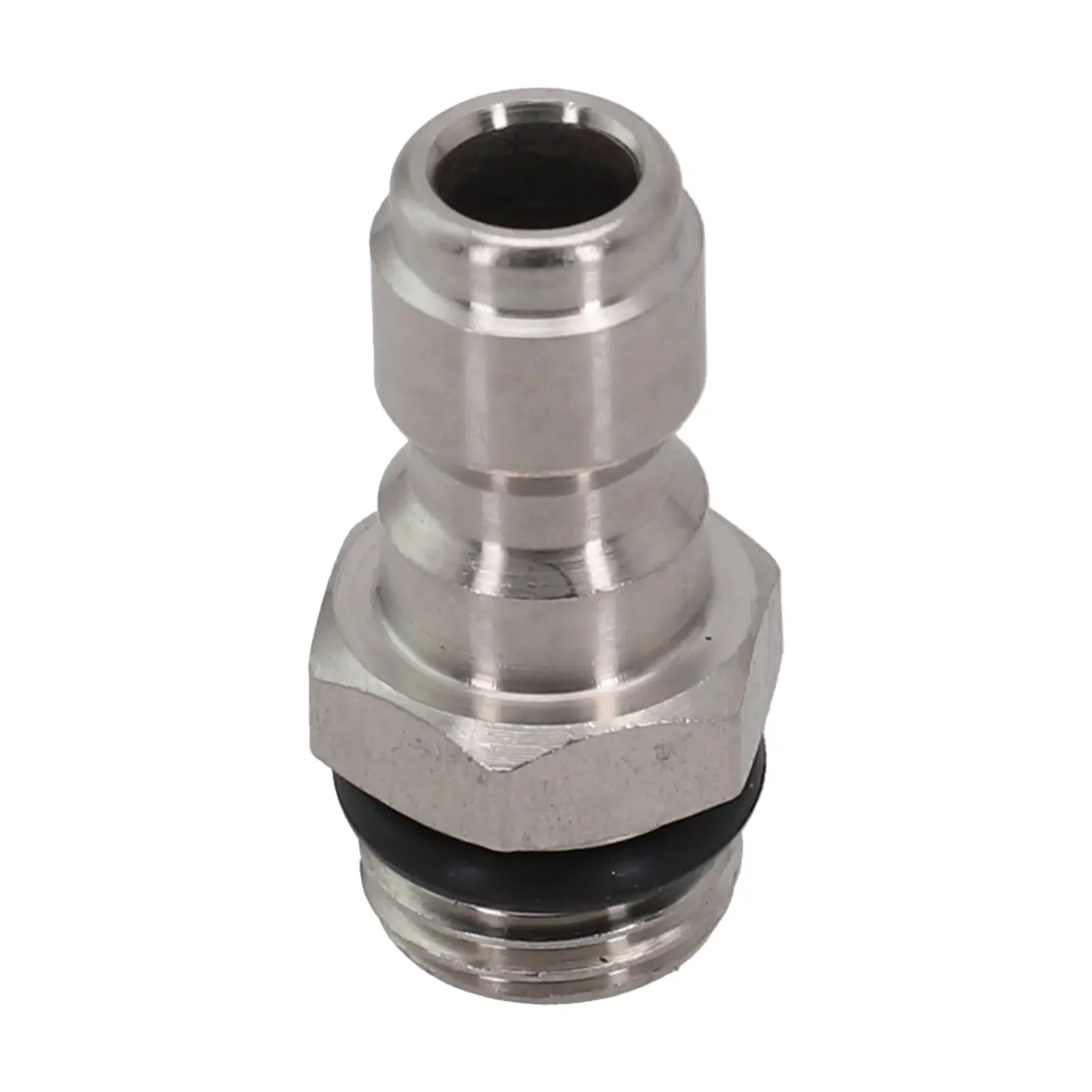 New Practical Adapter Quick Plug Easy To Install Stainless Steel 1/4 Foam Pot Plug Adapter High Pressure Water Pistol