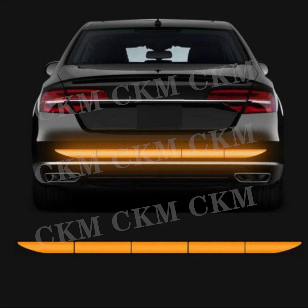 Reflective Car Decal Safety Warning Reflector Tape Anti Collision Warning Reflector Sticker Auto Accessories Car Stickers 90CM