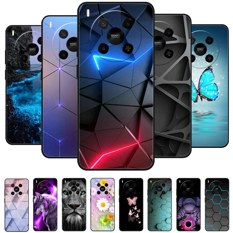 Para zte blade v70 max caso de luxo pintado telefone silicone capa traseira para zte nubia v70 max casos v70max 6.9 "concha protetora capa