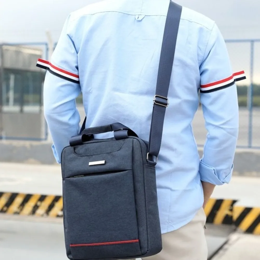 Casual Oxford Business Handbag Multi-function Shockproof Men Crossbody Bag Briefcase Storage Shoulder Bag Outdoor