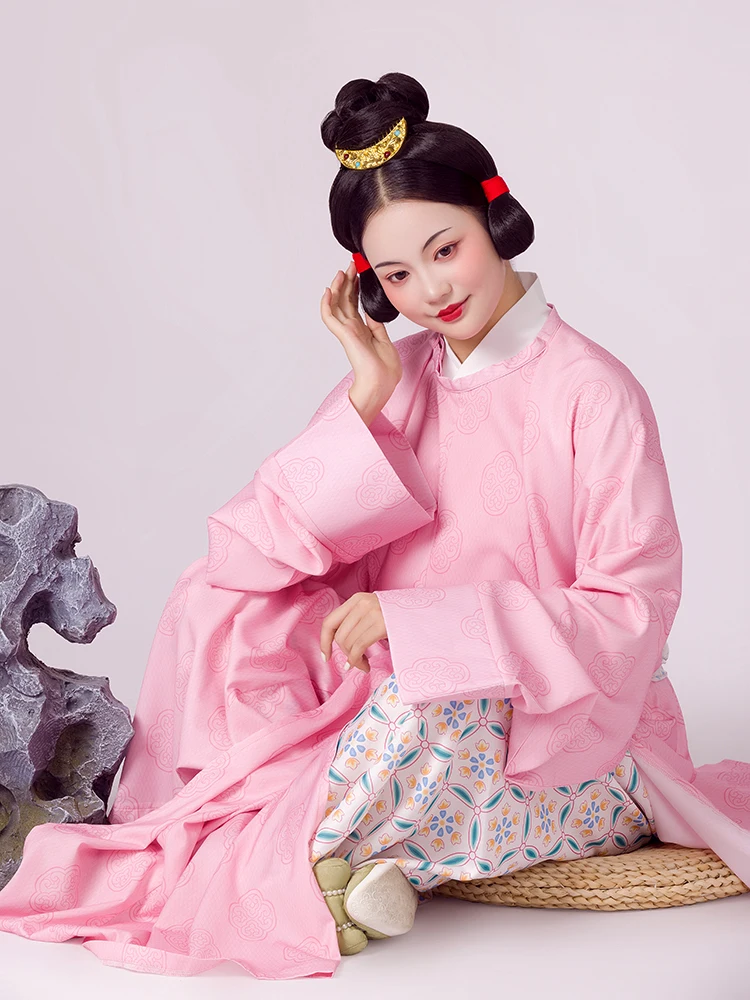 

Niao Ming Jie Hanfu круглые штаны Lampade Tang Sle Restoration Doudan с изображением традиционной китайской одежды