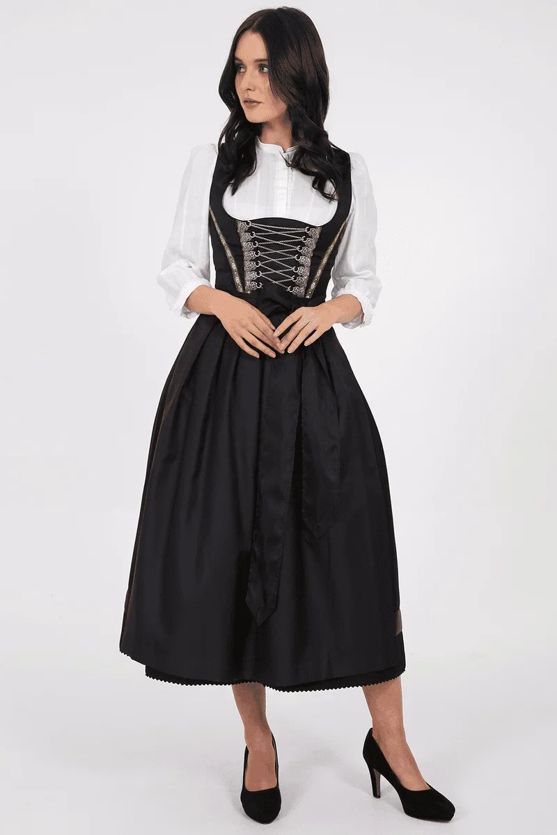 Costume tradizionale da donna Dirndl Oktoberfest Parata nazionale bavarese Taverna Cameriera Uniforme Vestito Cosplay Fancy Party Dress