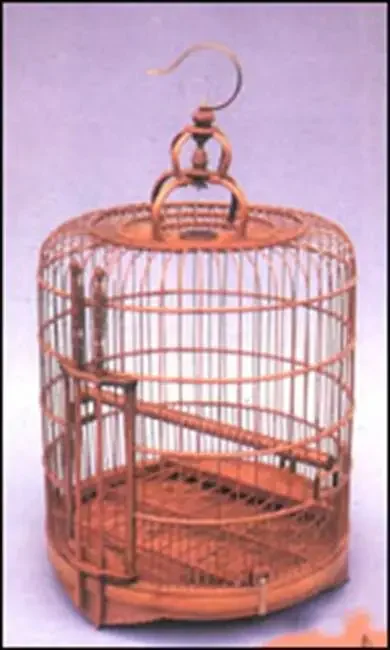 Bamboo Bird Cock Cage Handmade Breathable Bird Nest Traditional Chinese Folk Crafts Pet Product Bird House