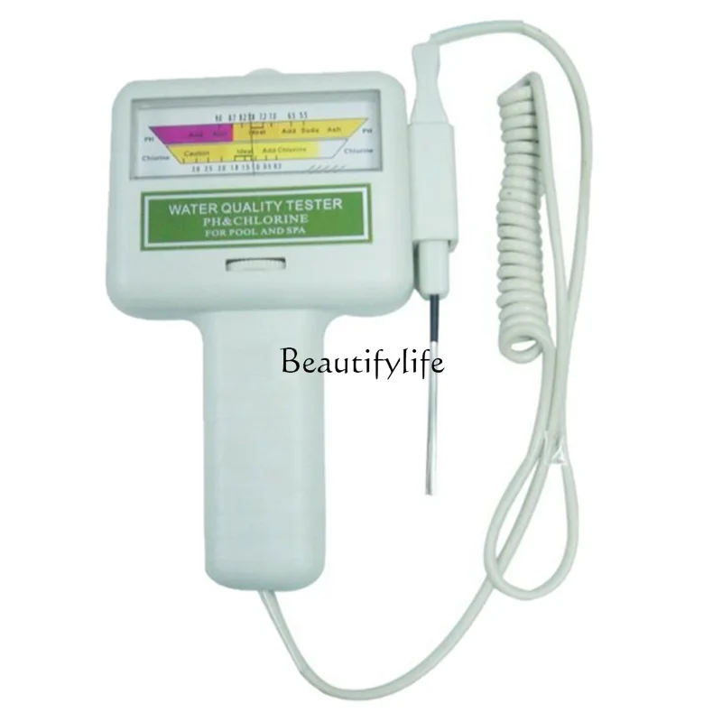 

*parts and accessoriesForeign trade swimming pool water quality tester Portable PH meter residual chlorine pH tester