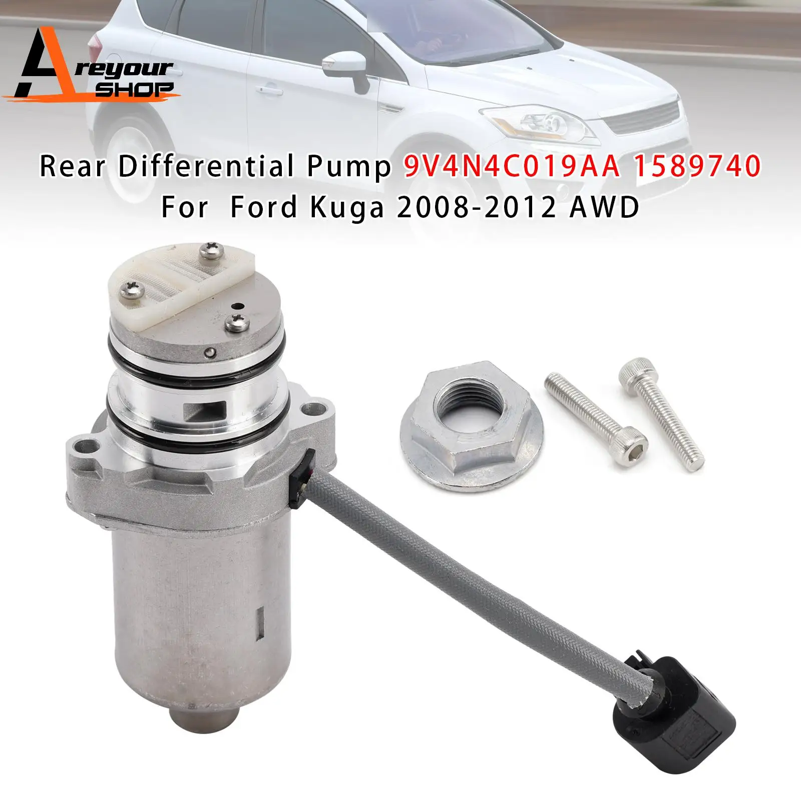 

Rear Differential Pump 9V4N4C019AA 1589740 for Ford Kuga 2008 2009 2010 2011 2012 AWD