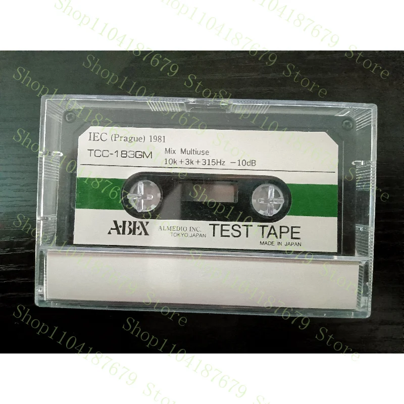 ++For ABEX Test Tapes TCC-183GM Mix Multiuse Multi-Purpose Hybrid Test Tapes Frequency,Speed & Flutter