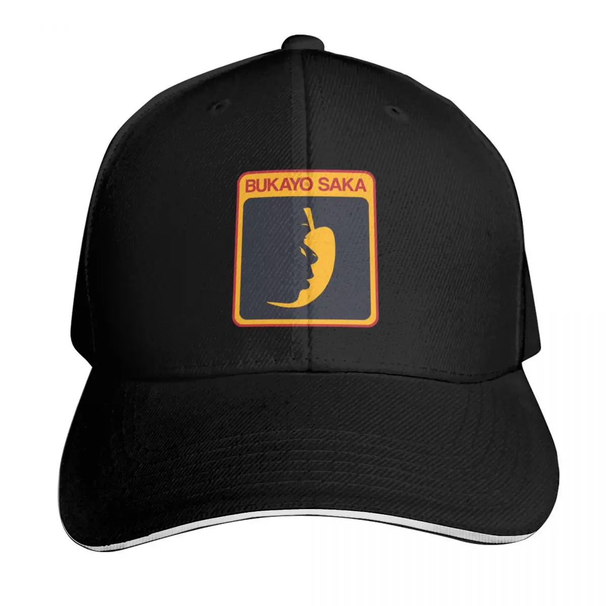 Bukayo Little Chilli Saka Box Baseball Cap Breathable Mesh Back Adjustable Buckle Closure Moisture Wicking Quick Dry