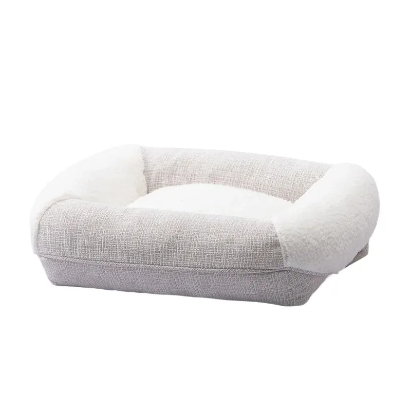 

Eco-Friendly Small Medium-sized Dogs Cats Nest Removable Washable Scratch-resistant Kennel Mat All-season Warm Dog Bed Miujo Pet