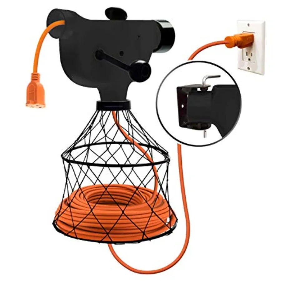 

Органайзер для удлинителей, переносной, с креплением на стену, 2 фиксированных и 1 поворотного крепления.