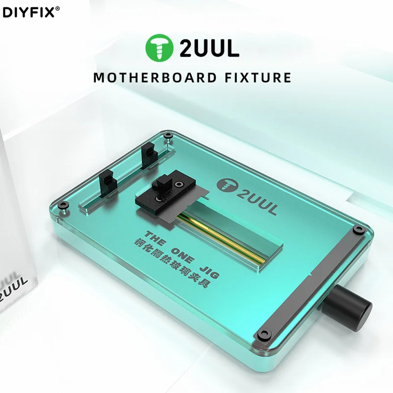 

2UUL The One Jig Tempered Glass Motherboard Fixture PCB Board CPU Chip IC iPhone Android Universal Fixing Repair Tool