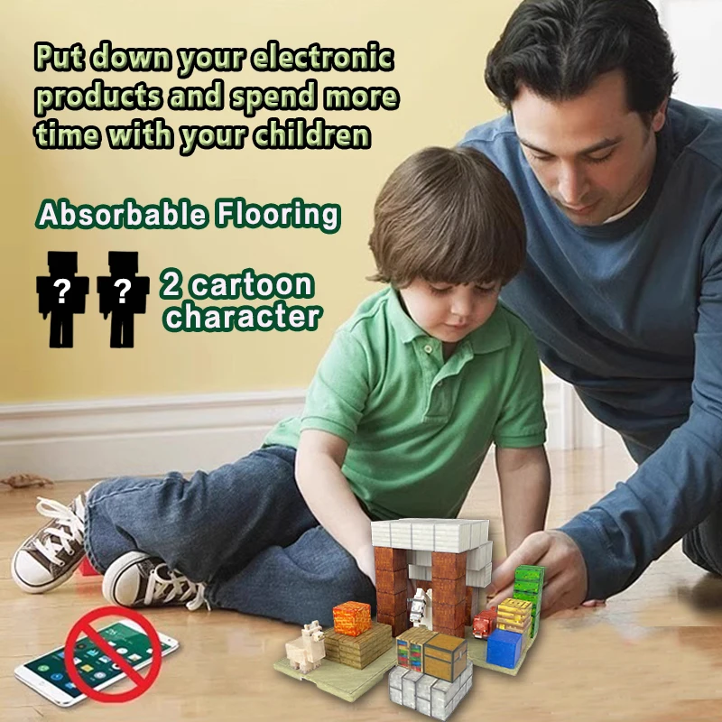 Desert Adventure magnetisch speelgoed, doe-het-zelf creatief speelgoed, een geweldig Halloween- en kerstcadeau voor kinderen