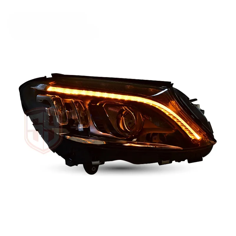 Full LED Upgrade Headlights For 15-19 Benz C class W205 Modified Head Lamp headlight