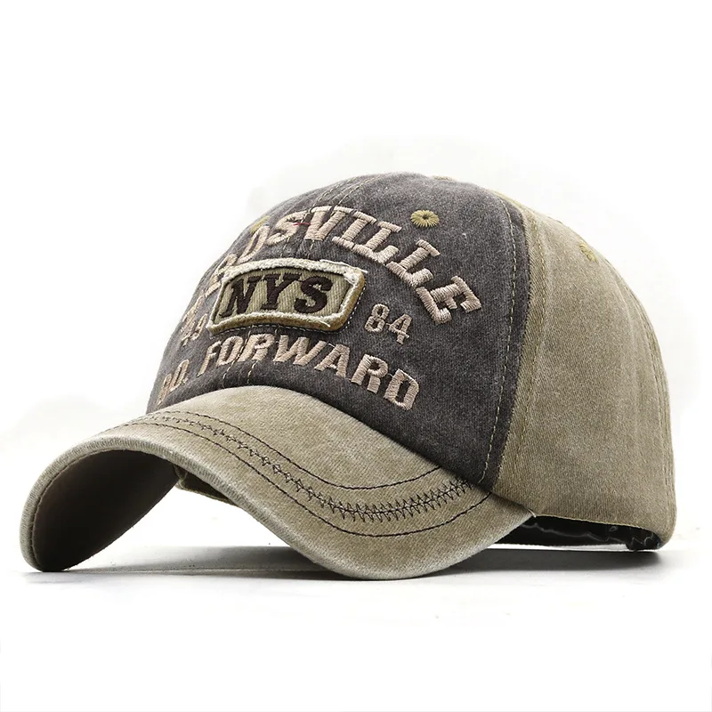 قبعة بيسبول قبعة صيفية للرجال متعددة الاستخدامات قبعة بيسبول قديمة مغسولة بحروف مطرزة قبعة علوية ناعمة قبعات نسائية للرجال 2