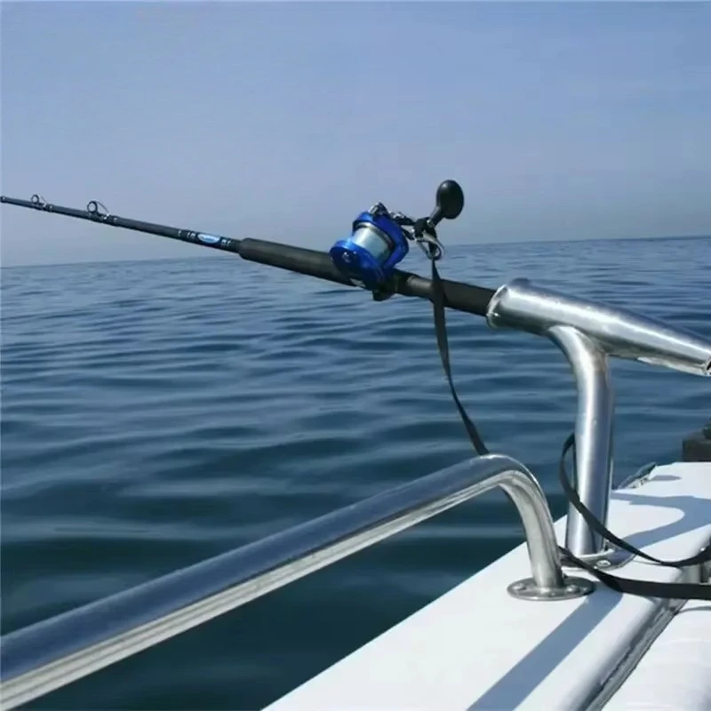 2 Pack Stainless Steel Fishing Rod Holder Outrigger Plug-in Marine Boat Yacht