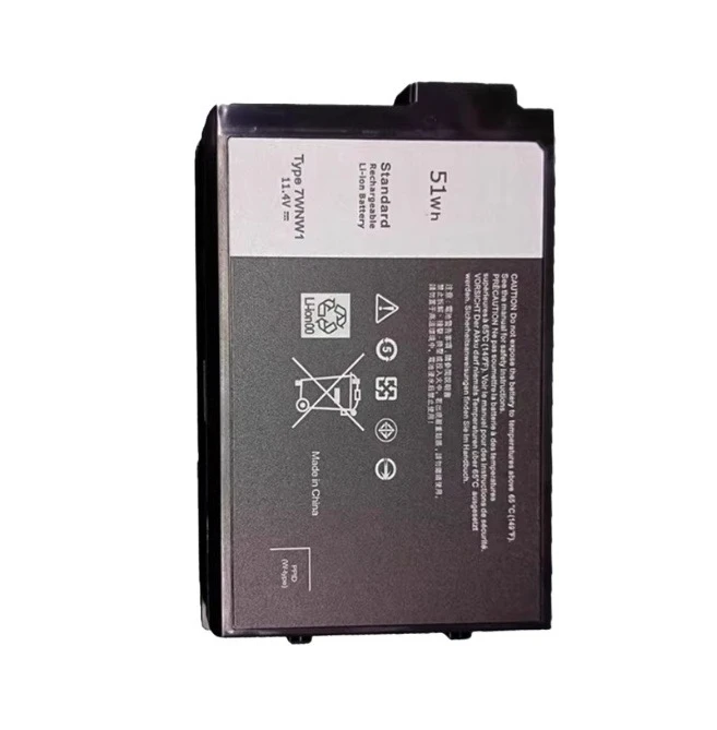 7wnw1 for dell latitude 5420 5424 7424 rugged notebook battery 3950mah