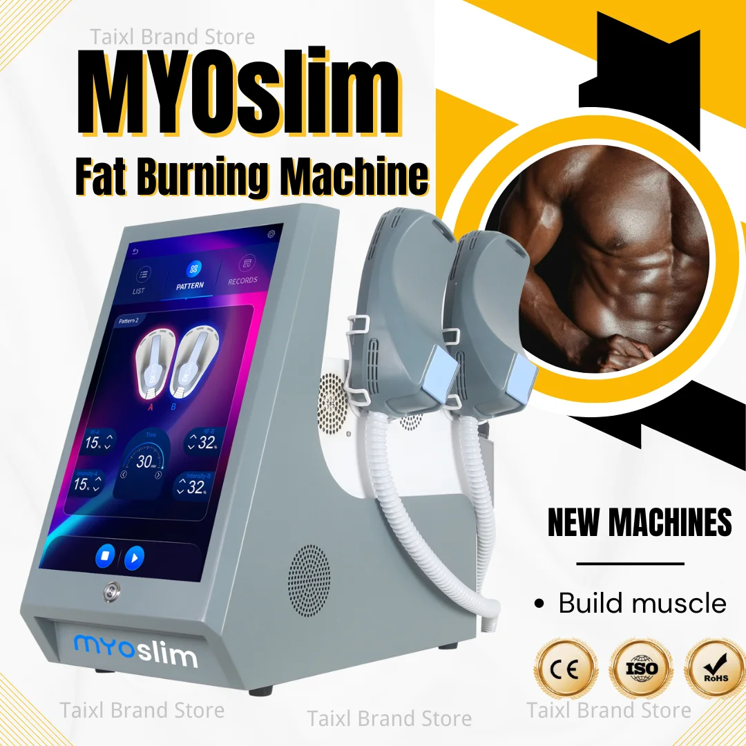 

MYOslim 6500W 15T 200HZ PRO RF Weight Loss Machine Body Shaping MuscleStimulation Equipment Weight Loss Machine 4 5 Handles