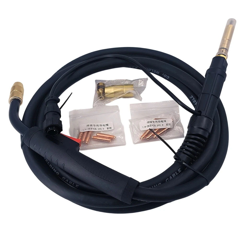 10ft Mig Welding Torch Mig Welder Replacement Cable Black 10ft MIG Torch Lightweight Ergonomic Grip Reduced Spatter