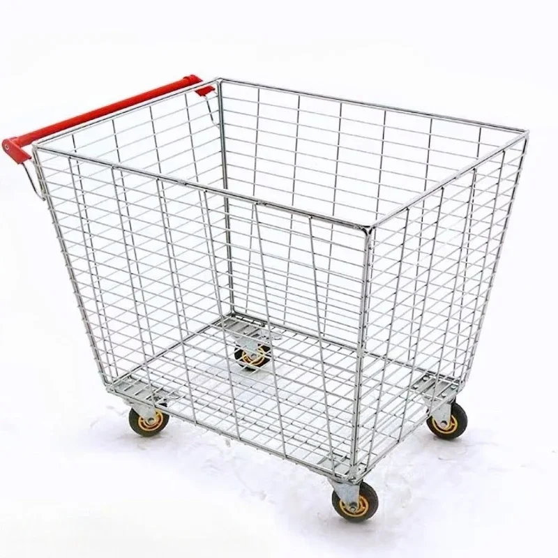 E-commerce warehouse management, truck picking, supermarket cart, express turnover, extra large shopping capacity