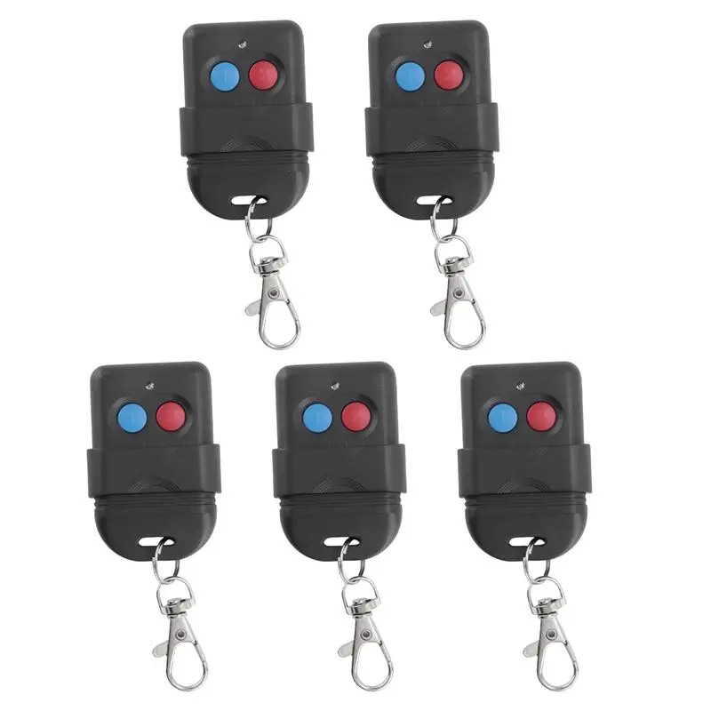 ABZZ-5X 8 Dip Switch 330Mhz Smart Copy Remote Control Fixed Code 2 CH Duplicator For Gate Garage Door Opener Or Alarm System