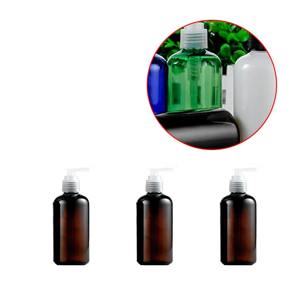 

6pcs Refillable Empty Bottles Portable Plastic Lotion Bottle For Shampoo Conditioner Cream Travel Home Hotel Split