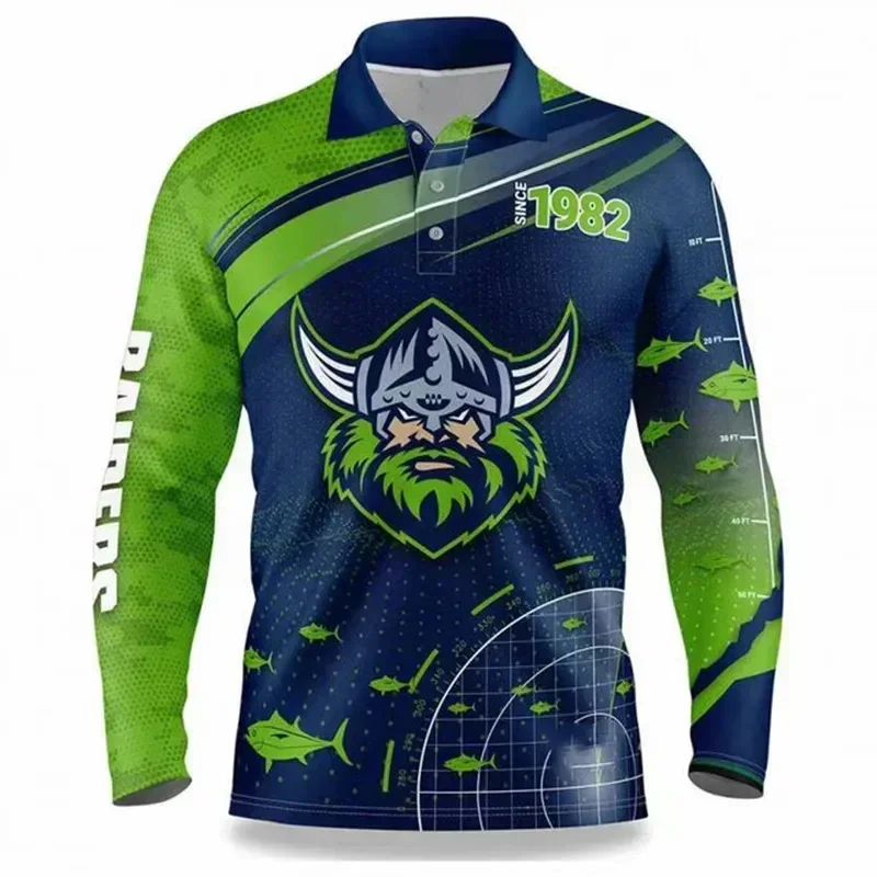 2022 Raiders Long Sleeve Fishing Shirt - Mens Size:S-5XL（Print Name Number）Top Quality