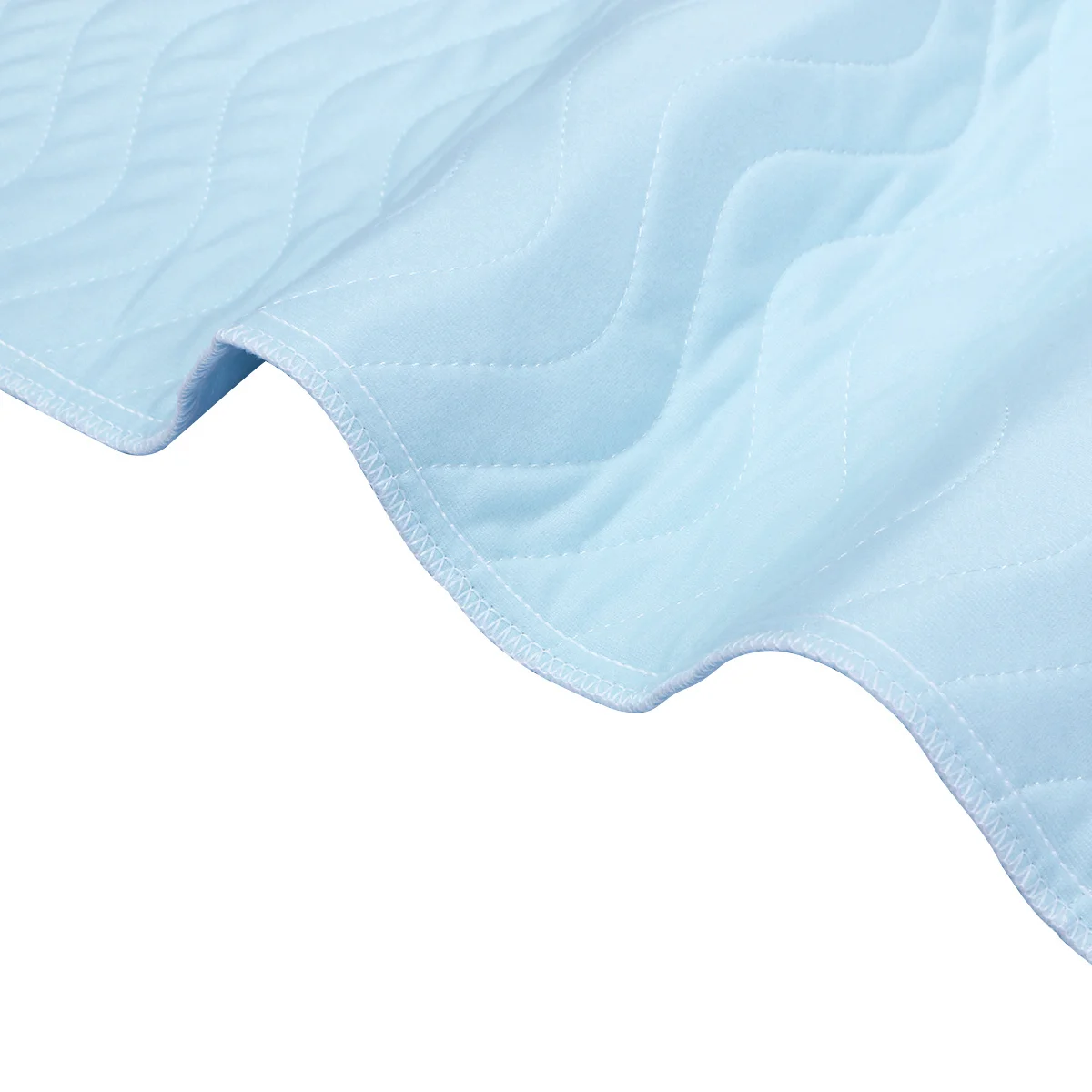 

90x150cm Incontinence Bed Sheets Waterproof Mat Super Absorbing for Old People Adults Pets Sky Blue Incontinencee Bed Pads