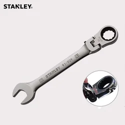Stanley 1-Pcs flex head ratchet wrench swivel 180 degree long flexible head wrench 8 9 10 11 12 13 14 15 16 17 18 19mm 12 point