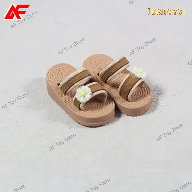 DMTOYS 1/6 Scale Handmade Women's Slippers Shoes Model Fit For 12'' TBLeague PH JO Female Action Figure Body Dolls