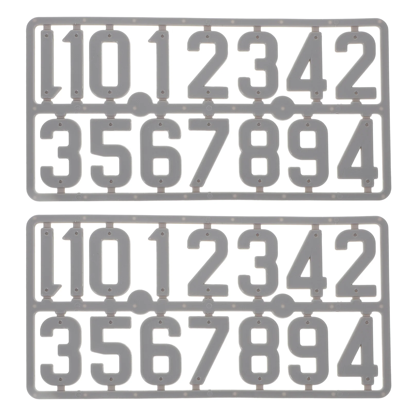 

2 PCS Beekeeping Markers Beehive Marking Tool Identification Number Label Grey Plastic