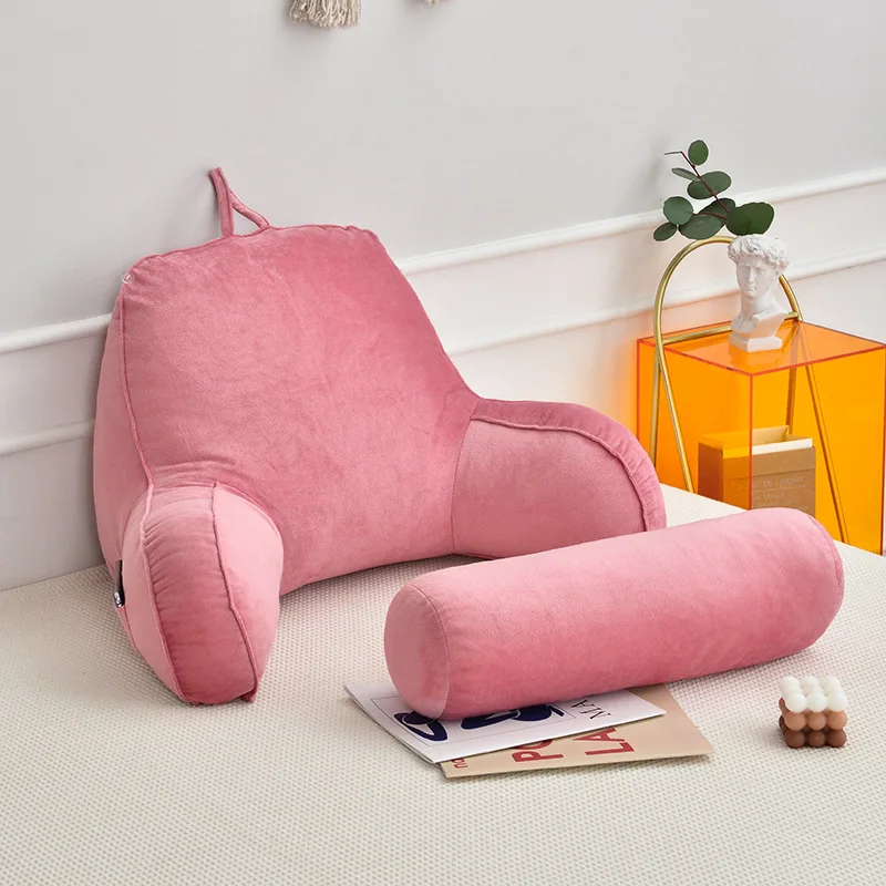 

Ultra Soft Memory Foam Reading Pillow Office Sofa Bedside Back Cushion Bed Lumbar Support Cushions Backrest Backs Rest