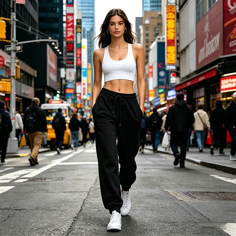 Pantalones Deportivos Casuales para Mujer, Pantalones de Chándal para Gimnasio, Correr, Aire Libre, Ropa Deportiva Urbana, Oferta 2026