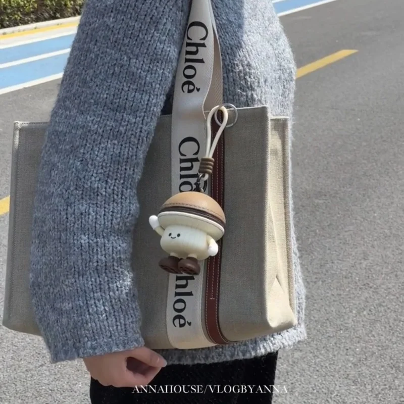 Mushroom pendant cute headphone bag storage bag creative vegetable series cute cartoon doll doll bag pendant