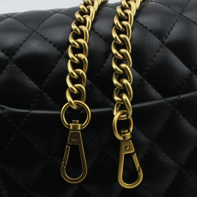 60cm 100cm 120cm 130cm width 13mm Aluminum Chains Shoulder Straps for Handbags Purses Bags Strap Replacement Handle Accessories