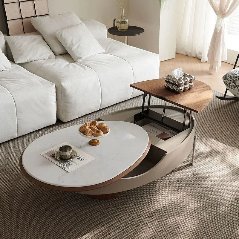 

Hot Sales Modern Luxury Multifunctional Rock Board Coffee Table Light Nordic Style Made From Marble For Dining Bedroom Or Hotel