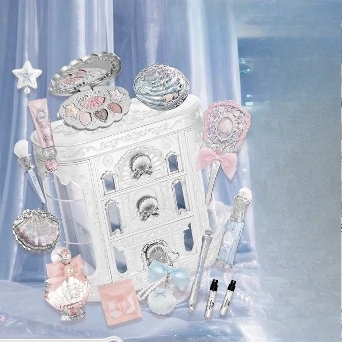 Shell Pearl Gift Box Girl Heart Makeup Storage Gift