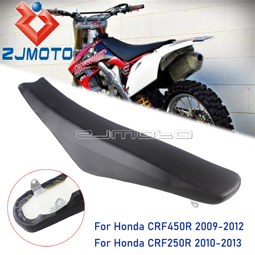 

Dirt Bike Foam Soft Seat Cushion Assembly For Honda CRF450R 2009-12 CRF250R 2010-13 Enduro Racing Bike Motocross Seat Base Pad