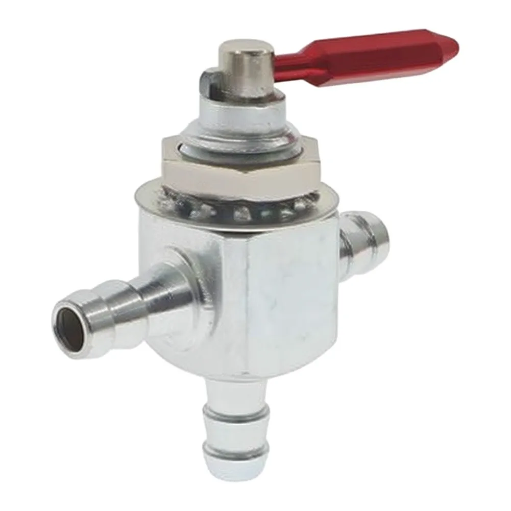 For Dual Tank Systems As Shown 2-Way Fuel Valve Inline Filter Set Metal Construction On-Off-On Switch 14 Inch Barb