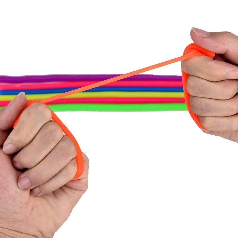 NEW Fidget Toys Autism Vent Children Adult Decompression Toy Luminous Noodle Stretch String TPR Rope Anti Stress Toy String 28cm